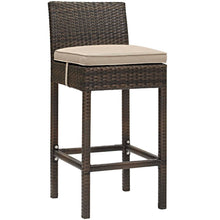 Load image into Gallery viewer, Conduit Outdoor Patio Wicker Rattan Bar Stool Set of 4 by Modway