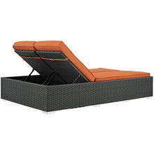 Load image into Gallery viewer, Sojourn Outdoor Patio Sunbrella¨ Double Chaise by Modway