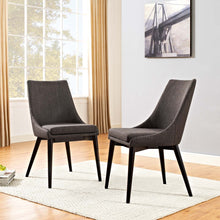 Load image into Gallery viewer, Viscount Fabric Dining Side Chair Set of 2 by Modway