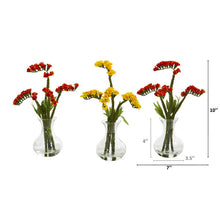 Load image into Gallery viewer, 10" Baby Breath Artificial Arrangement in Vase (Set of 3)