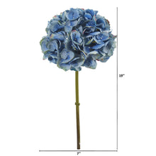 Load image into Gallery viewer, 19" Hydrangea Artificial Flower (Set of 3)