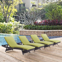 Load image into Gallery viewer, Convene Outdoor Patio Chaise Set of 4 by Modway