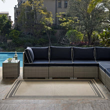Load image into Gallery viewer, Rim Solid Border Indoor and Outdoor 5x8 Area Rug by Modway