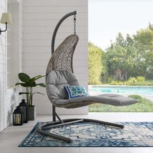 Load image into Gallery viewer, Landscape Hanging Chaise Lounge Outdoor Patio Swing Chair by Modway