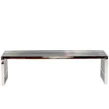 Load image into Gallery viewer, Gridiron Large Stainless Steel Bench by Modway