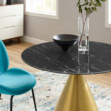 Load image into Gallery viewer, Tupelo 40" Artificial Marble Dining Table by Modway