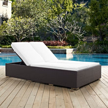 Load image into Gallery viewer, Convene Double Outdoor Patio Chaise by Modway