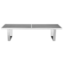 Load image into Gallery viewer, Sauna 5' Stainless Steel Bench by Modway