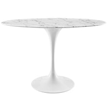 Load image into Gallery viewer, Lippa 48" Oval Faux Marble Dining Table by Modway