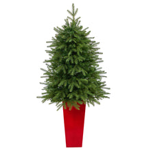 Load image into Gallery viewer, 57' Vancouver Fir 'Natural Look' Artificial Christmas Tree w/ 250 Clear LED