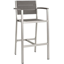 Load image into Gallery viewer, Shore 3 Piece Outdoor Patio Aluminum Pub Set by Modway