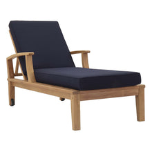 Load image into Gallery viewer, Marina Outdoor Patio Teak Single Chaise by Modway