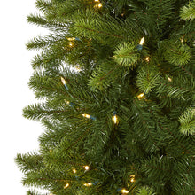 Load image into Gallery viewer, 9' Slim Virginia Spruce Artificial Christmas Tree w 750 Warm White LED Lights