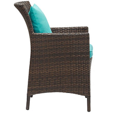 Load image into Gallery viewer, Conduit Outdoor Patio Wicker Rattan Dining Armchair by Modway