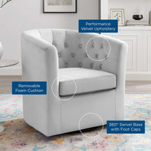 Load image into Gallery viewer, Prospect Tufted Performance Velvet Swivel Armchair by Modway