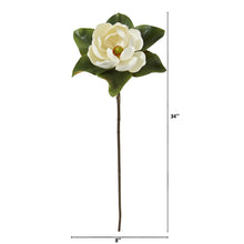 Load image into Gallery viewer, 34" Magnolia Artificial Flower (Set of 3)