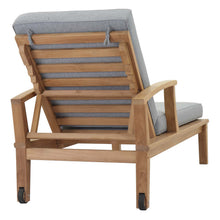Load image into Gallery viewer, Marina Outdoor Patio Teak Single Chaise by Modway