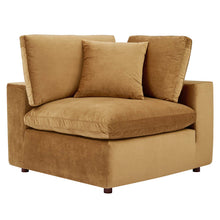 Load image into Gallery viewer, Commix Down Filled Overstuffed Performance Velvet 4-Seater Sofa by Modway
