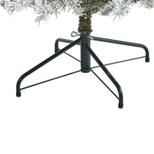 Load image into Gallery viewer, 6.5' Slim Flocked Nova Scotia Spruce Artificial Christmas Tree