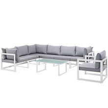 Load image into Gallery viewer, Fortuna 8 Piece Outdoor Patio Sectional Sofa Set by Modway