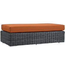 Load image into Gallery viewer, Summon Outdoor Patio Sunbrella¨ Rectangle Ottoman by Modway
