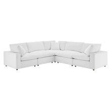 Load image into Gallery viewer, Commix 5-Piece Down Filled Overstuffed Performance Velvet Sectional Sofa by Modway