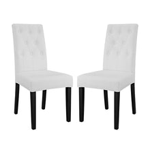 Load image into Gallery viewer, Confer Vinyl Dining Side Chair Set of 2 by Modway