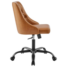 Load image into Gallery viewer, Distinct Tufted Swivel Vegan Leather Office Chair by Modway