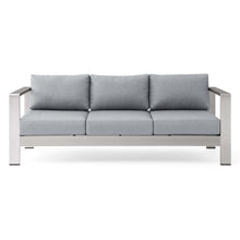 Load image into Gallery viewer, Shore Outdoor Patio Aluminum Sofa by Modway