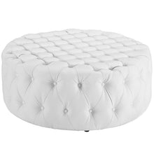 Load image into Gallery viewer, Amour Upholstered Vinyl Ottoman by Modway