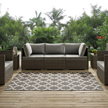 Load image into Gallery viewer, Cerelia Moroccan Trellis Indoor and Outdoor 8x10 Area Rug by Modway