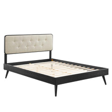 Load image into Gallery viewer, Bridgette Wood Queen Platform Bed With Splayed Legs by Modway