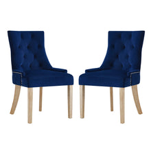 Load image into Gallery viewer, Pose Performance Velvet Dining Chair Set of 2 by Modway