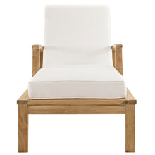 Load image into Gallery viewer, Marina Outdoor Patio Teak Single Chaise by Modway