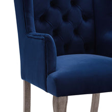Load image into Gallery viewer, Realm French Vintage Dining Performance Velvet Armchair by Modway