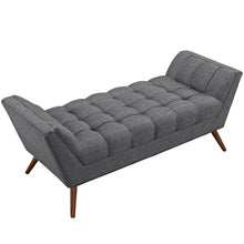 Load image into Gallery viewer, Response Medium Upholstered Fabric Bench by Modway
