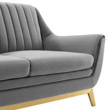 Load image into Gallery viewer, Winsome Channel Tufted Performance Velvet Loveseat by Modway