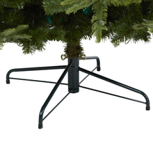 Load image into Gallery viewer, 7.5' Layered Washington Spruce Artificial Christmas Tree w 550 Clear LED Lights