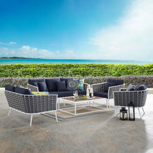 Load image into Gallery viewer, Stance 5 Piece Outdoor Patio Aluminum Sectional Sofa Set by Modway