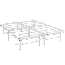 Load image into Gallery viewer, Horizon Stainless Steel Full Bed Frame by Modway