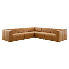 Load image into Gallery viewer, Bartlett 5-Piece Vegan Leather Sectional Sofa by Modway