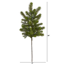 Load image into Gallery viewer, 36" Pine Artificial Hanging Flower (Set of 4)