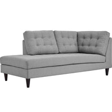 Load image into Gallery viewer, Empress 2 Piece Upholstered Fabric Left Facing Bumper Sectional by Modway
