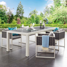 Load image into Gallery viewer, Stance 90.5" Outdoor Patio Aluminum Dining Table by Modway