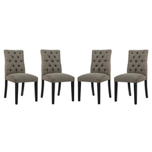 Load image into Gallery viewer, Duchess Fabric Dining Chair Set of 4 by Modway