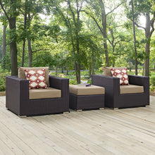 Load image into Gallery viewer, Convene 3 Piece Outdoor Patio Sofa Set by Modway