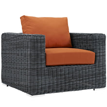 Load image into Gallery viewer, Summon Outdoor Patio Fabric Sunbrella¨ Armchair by Modway