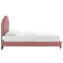 Load image into Gallery viewer, Elise Performance Velvet King Platform Bed by Modway
