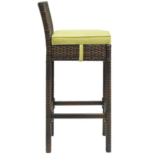 Load image into Gallery viewer, Conduit Outdoor Patio Wicker Rattan Bar Stool Set of 4 by Modway