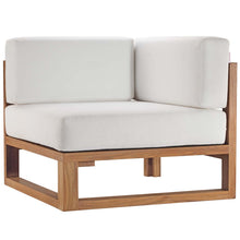 Load image into Gallery viewer, Upland Outdoor Patio Teak Wood Corner Chair by Modway